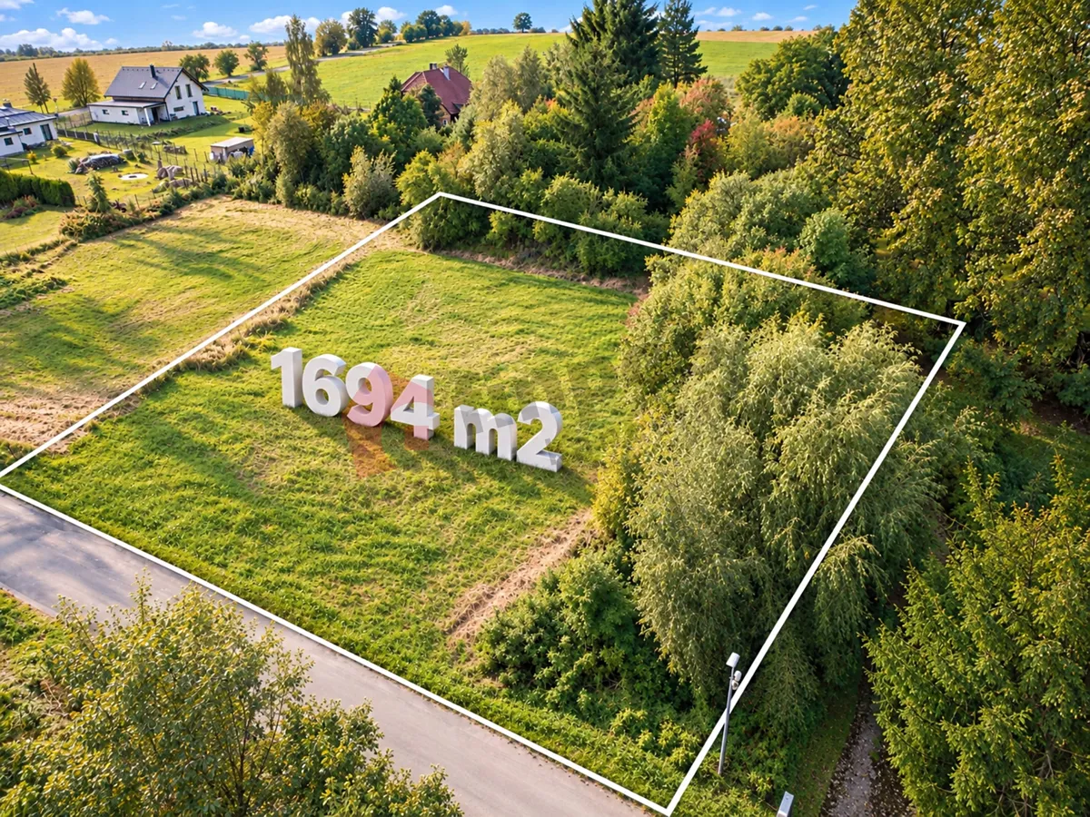 Prodej stavebního pozemku 1694 m²